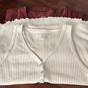 American Eagle Ribbed Tank Top